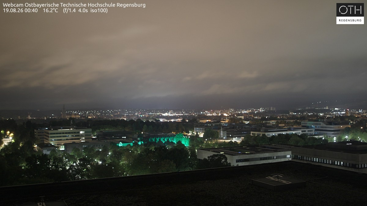 Archiv Foto Webcam Regensburg: Technische Hochschule