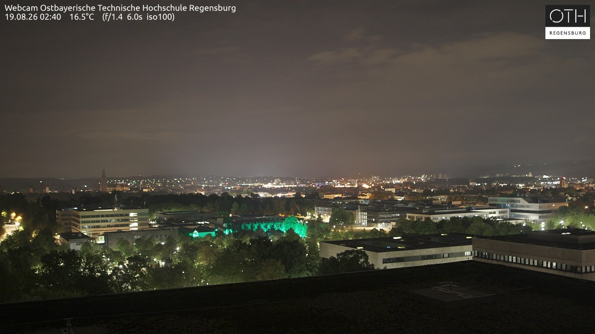 Archiv Foto Webcam Regensburg: Technische Hochschule