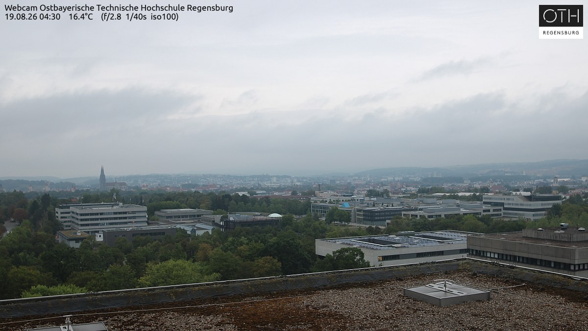 Archiv Foto Webcam Regensburg: Technische Hochschule