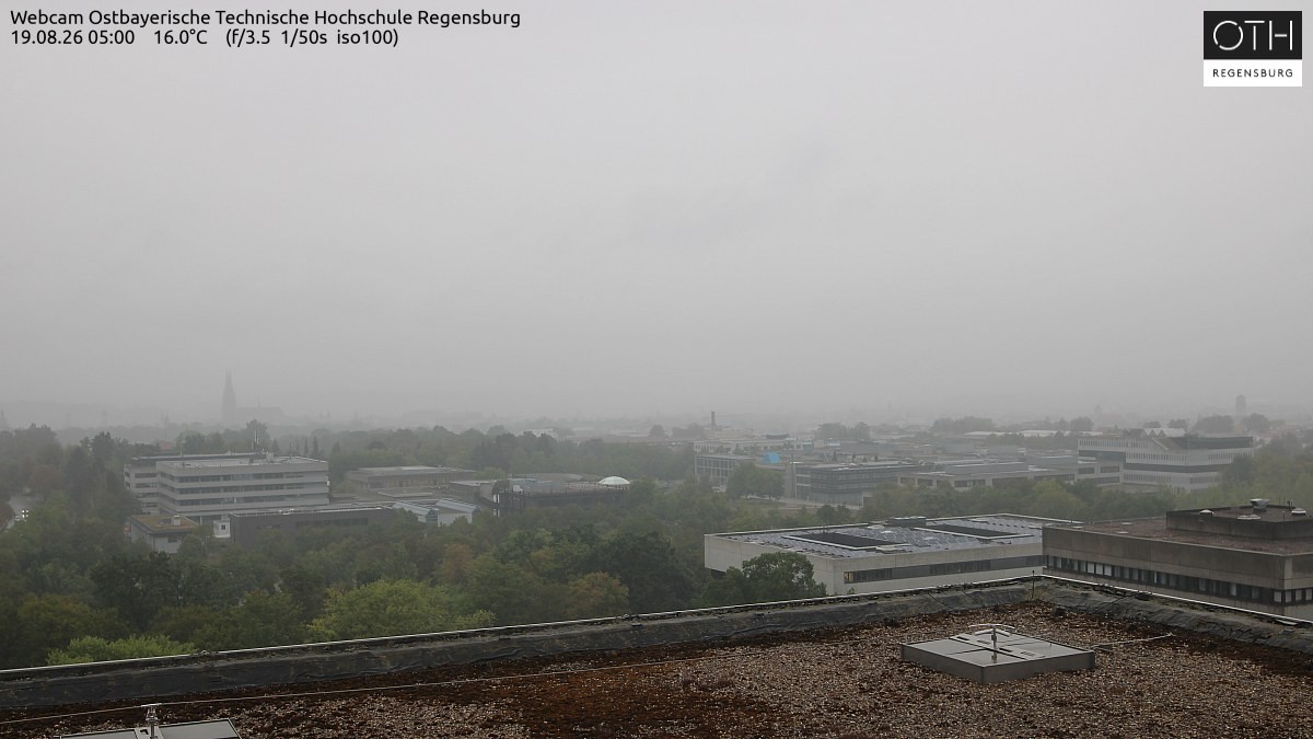 Archiv Foto Webcam Regensburg: Technische Hochschule