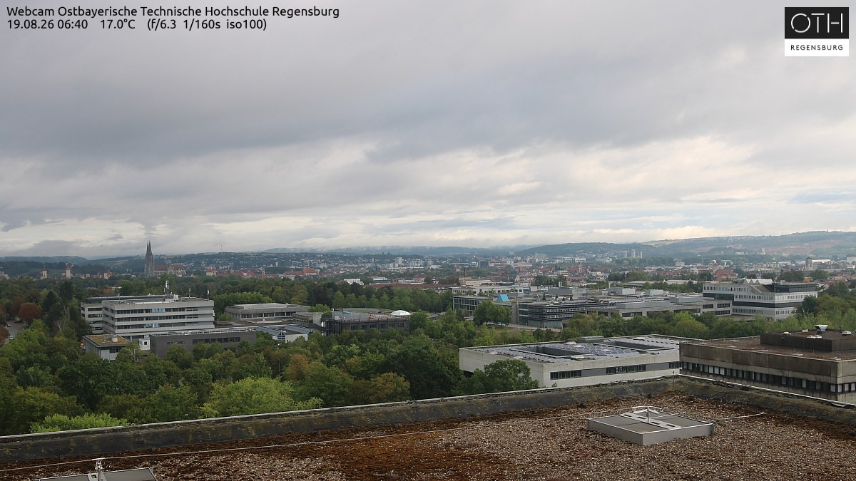 Archiv Foto Webcam Regensburg: Technische Hochschule