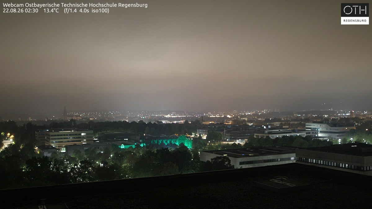 Archived image Regensburg - Webcam OTH