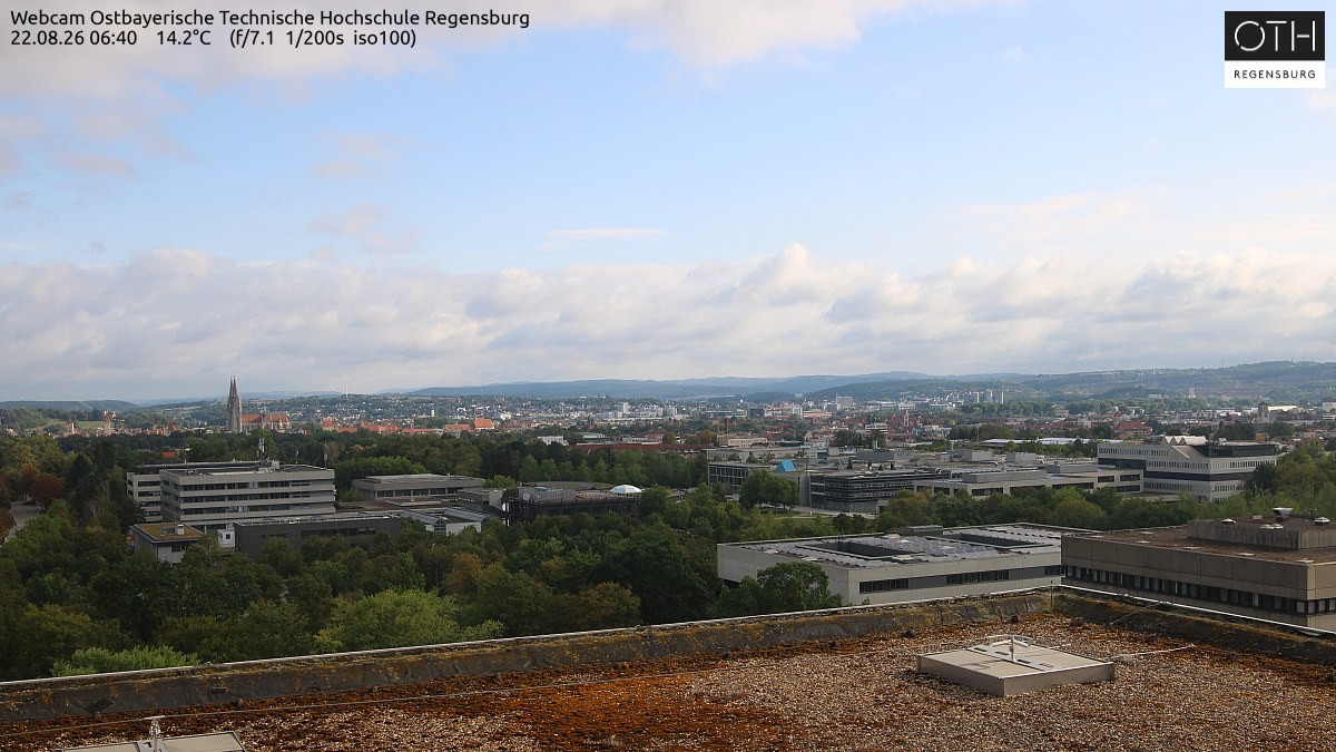 Archiv Foto Webcam Regensburg: Technische Hochschule