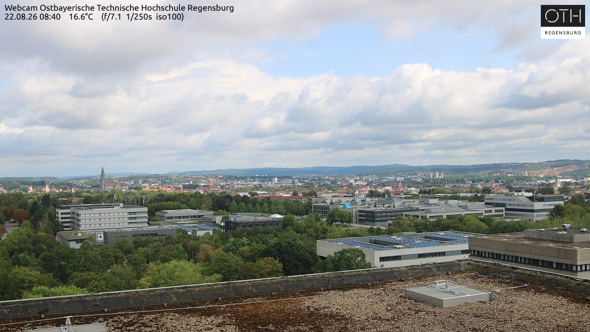 Archiv Foto Webcam Regensburg: Technische Hochschule