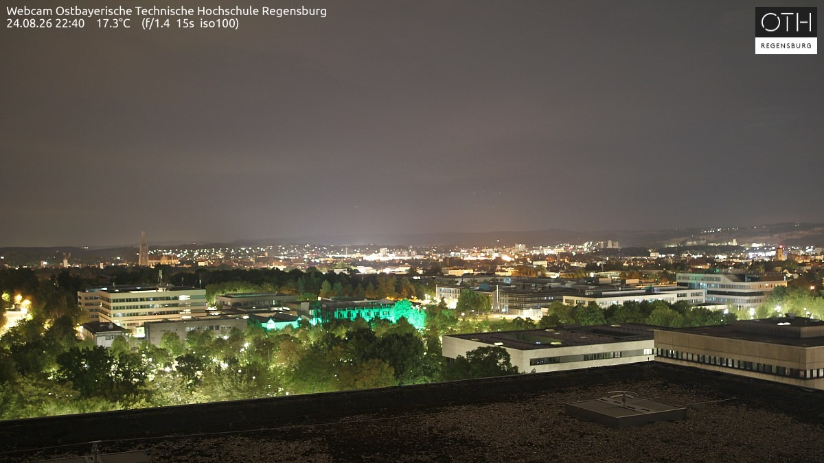 Archiv Foto Webcam Regensburg: Technische Hochschule