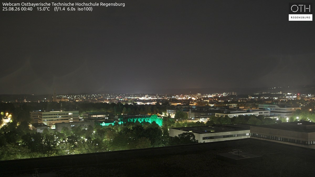 Archiv Foto Webcam Regensburg: Technische Hochschule