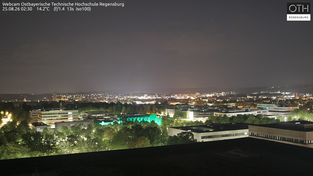 Archiv Foto Webcam Regensburg: Technische Hochschule