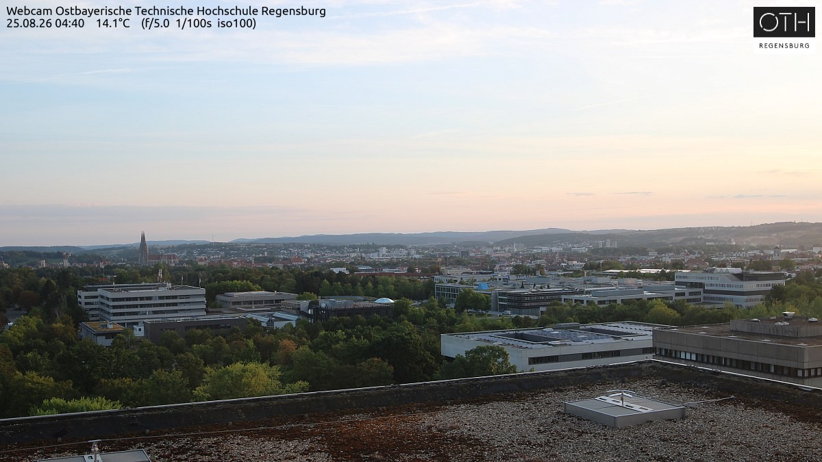 Archiv Foto Webcam Regensburg: Technische Hochschule