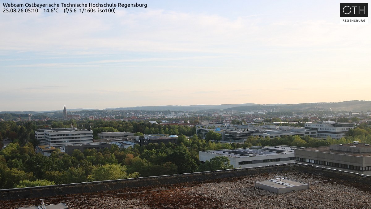 Archiv Foto Webcam Regensburg: Technische Hochschule