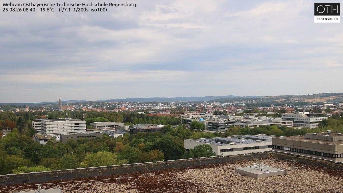 Archiv Foto Webcam Regensburg: Technische Hochschule
