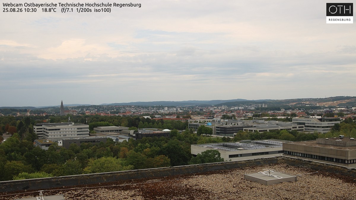 Archiv Foto Webcam Regensburg: Technische Hochschule