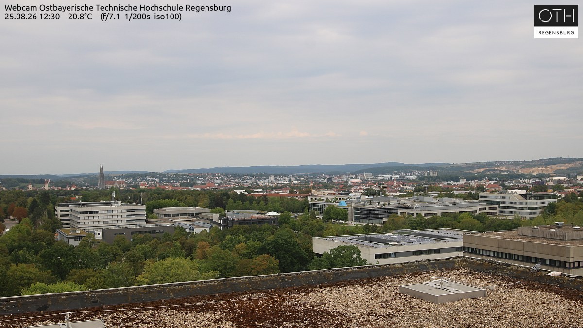 Archiv Foto Webcam Regensburg: Technische Hochschule