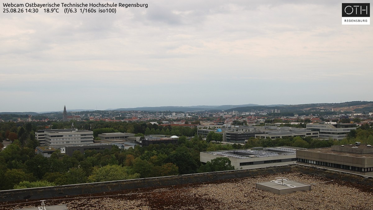 Archiv Foto Webcam Regensburg: Technische Hochschule