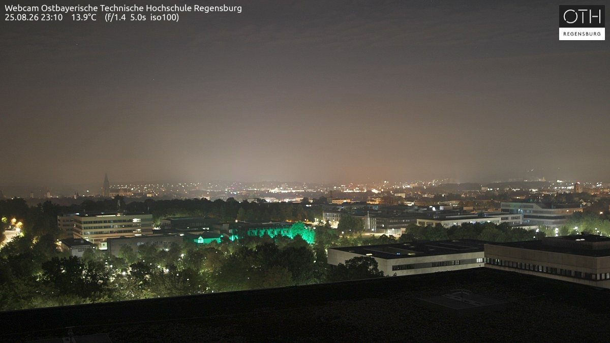 Archiv Foto Webcam Regensburg: Technische Hochschule