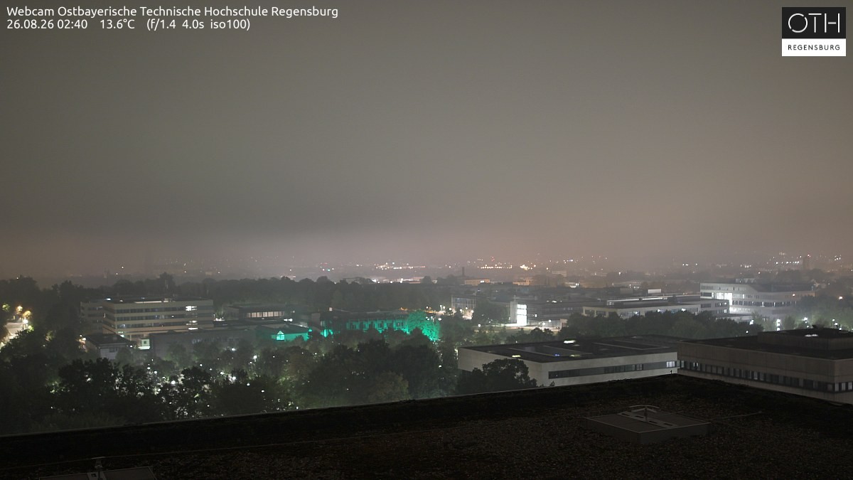 Archiv Foto Webcam Regensburg: Technische Hochschule