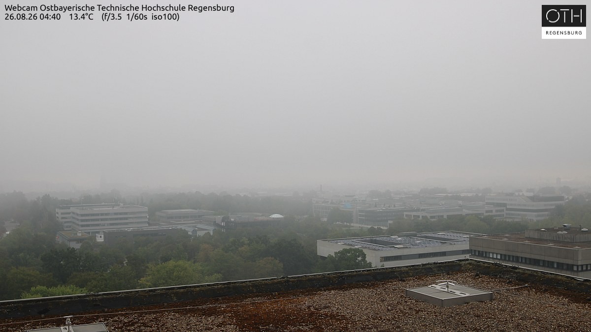 Archiv Foto Webcam Regensburg: Technische Hochschule