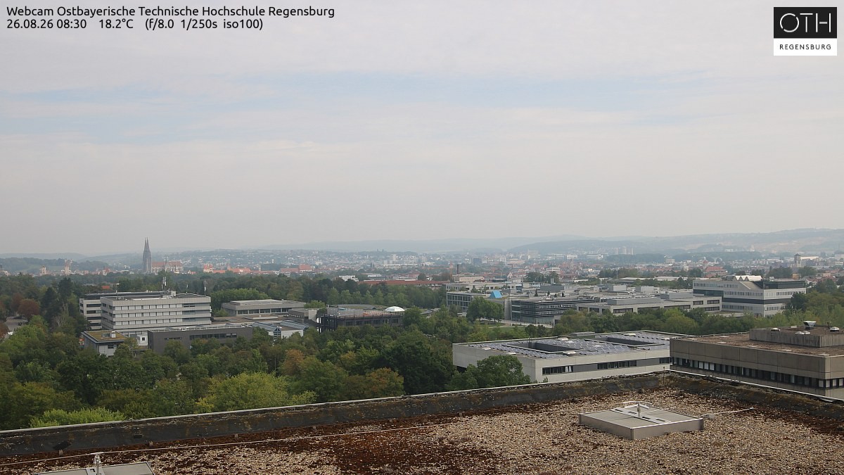 Archiv Foto Webcam Regensburg: Technische Hochschule