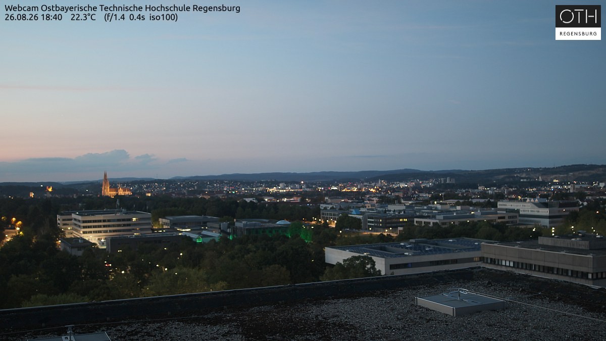 Archiv Foto Webcam Regensburg: Technische Hochschule