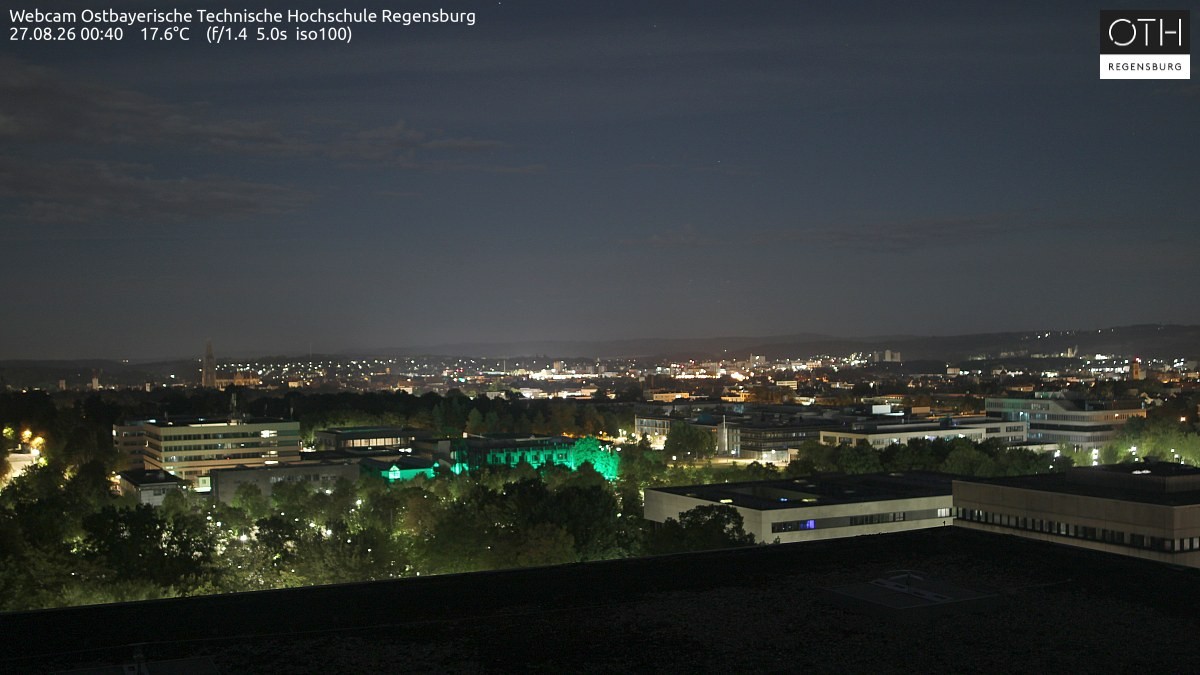 Archiv Foto Webcam Regensburg: Technische Hochschule