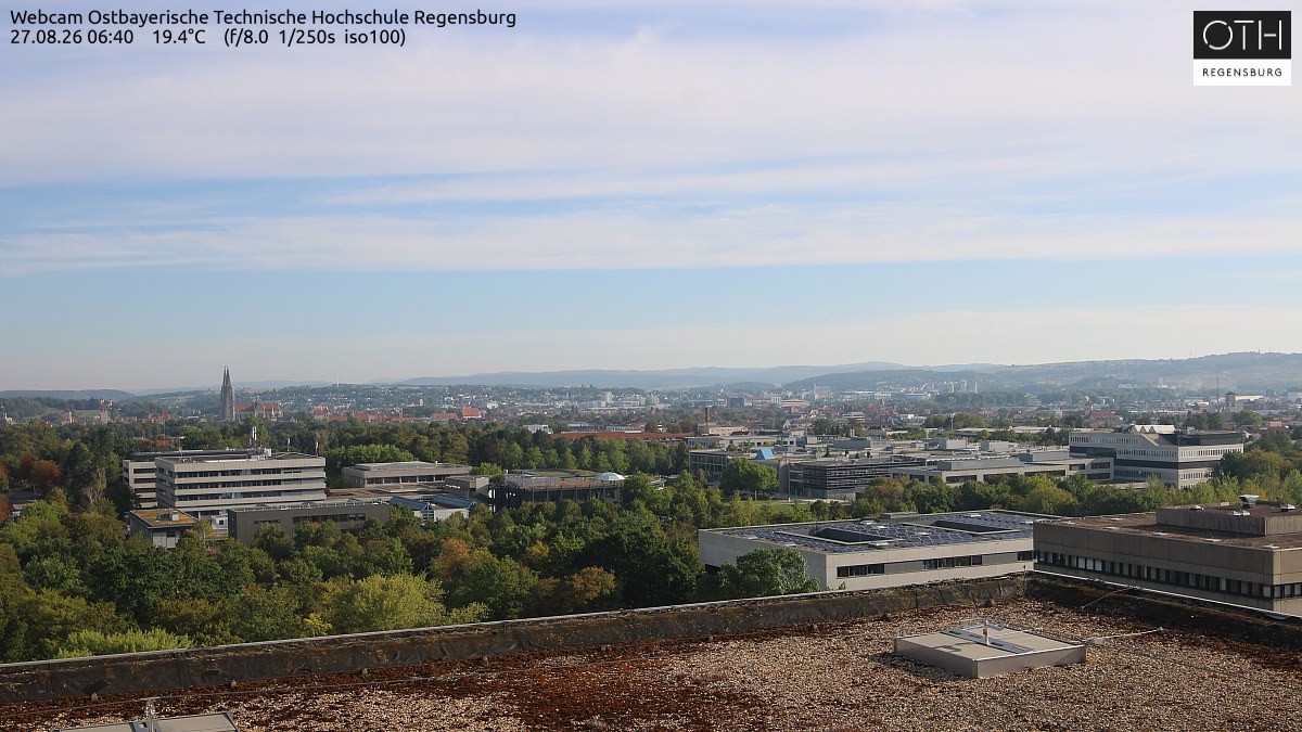 Archiv Foto Webcam Regensburg: Technische Hochschule