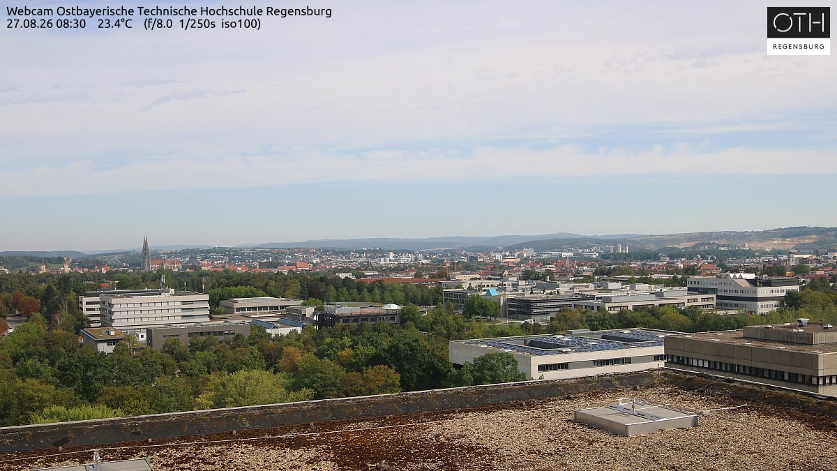 Archiv Foto Webcam Regensburg: Technische Hochschule