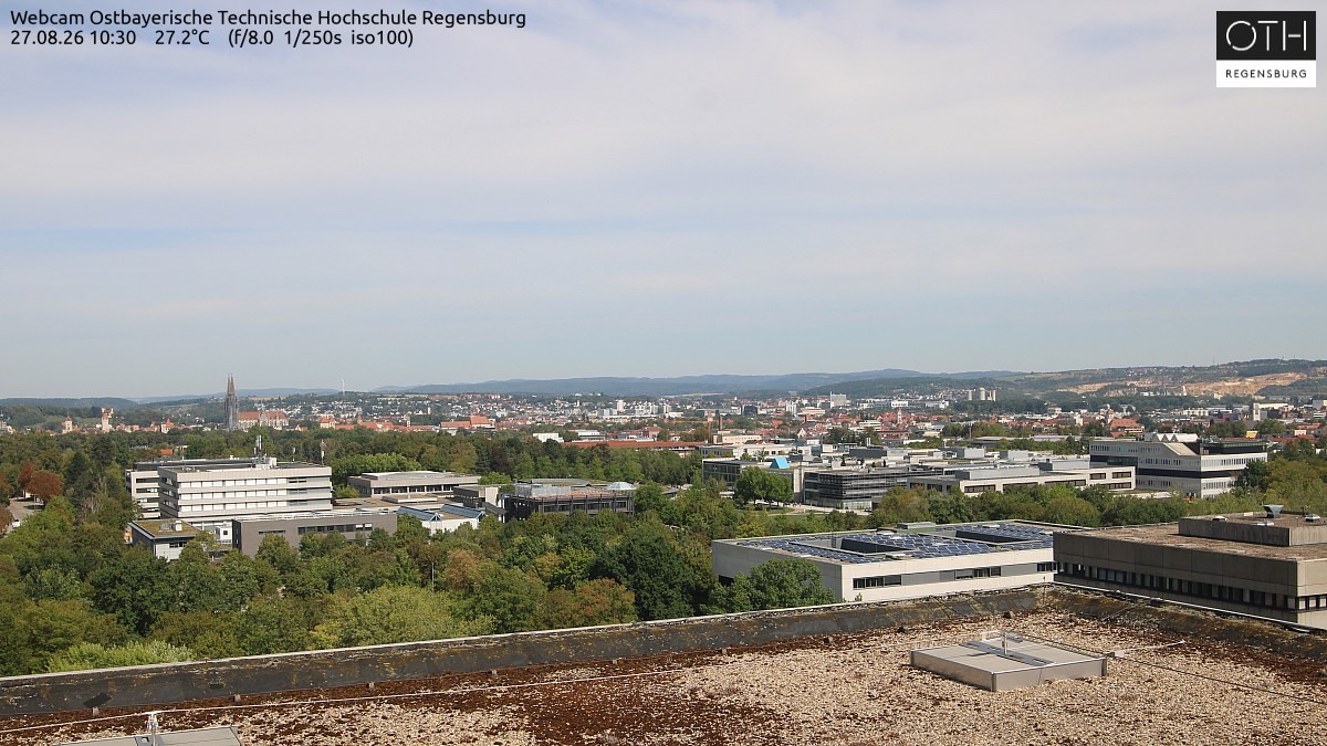 Archiv Foto Webcam Regensburg: Technische Hochschule