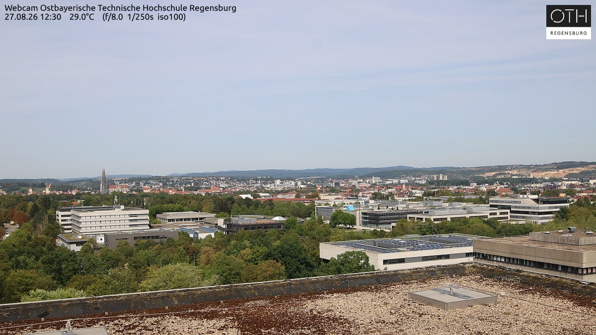 Archiv Foto Webcam Regensburg: Technische Hochschule