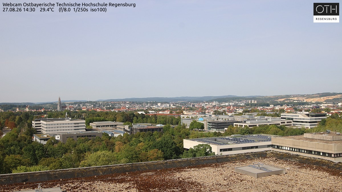 Archiv Foto Webcam Regensburg: Technische Hochschule