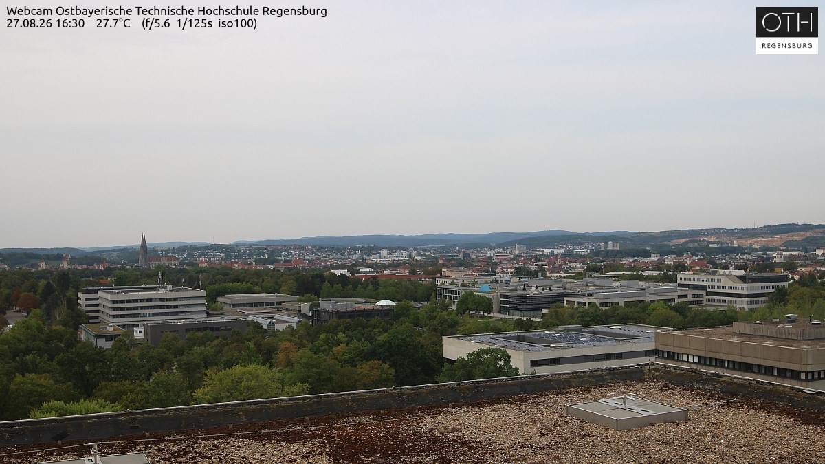 Archiv Foto Webcam Regensburg: Technische Hochschule