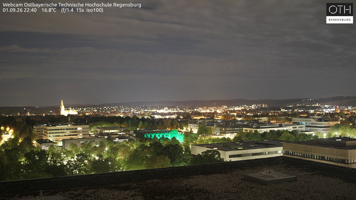 Archiv Foto Webcam Regensburg: Technische Hochschule