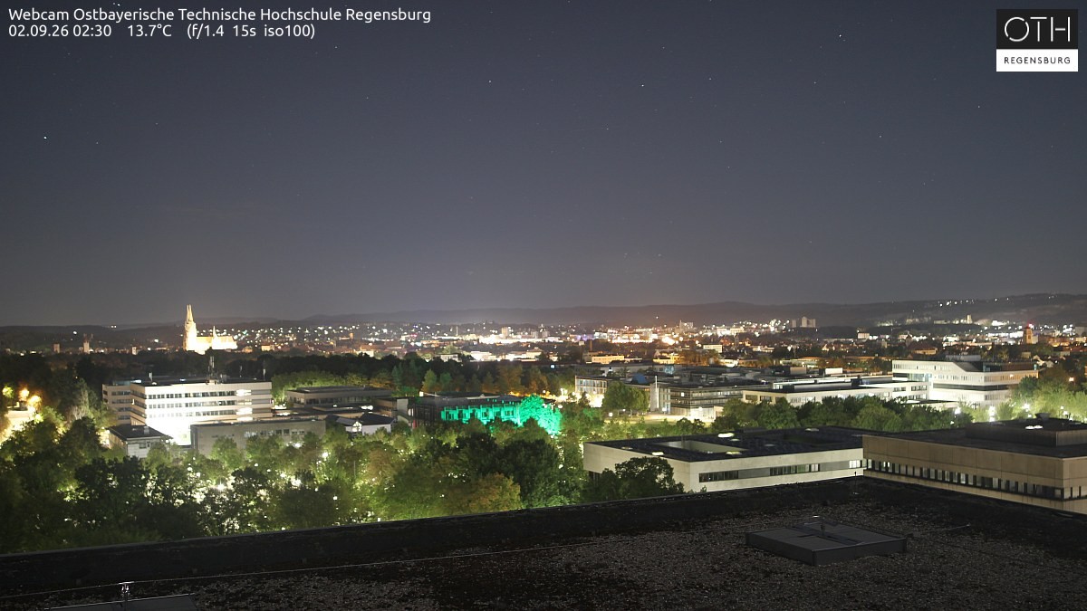 Archived image Regensburg - Webcam OTH