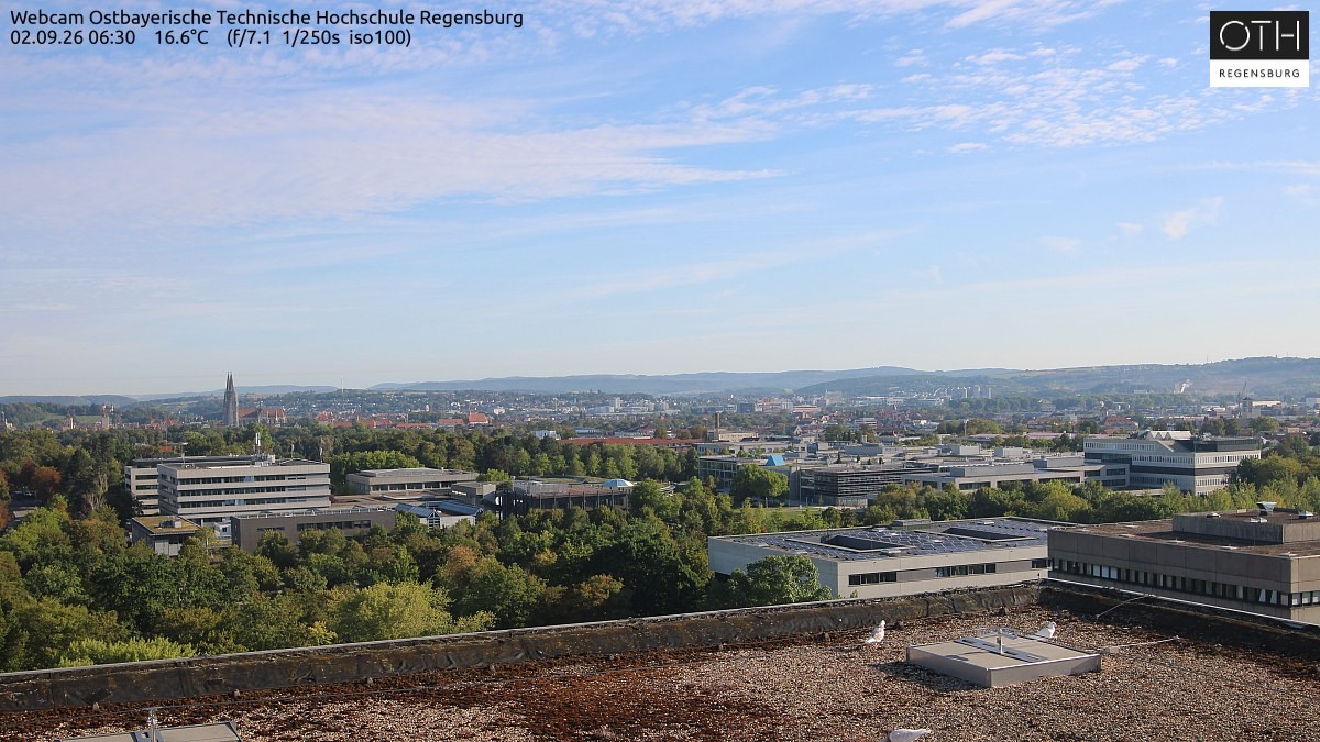 Archived image Regensburg - Webcam OTH