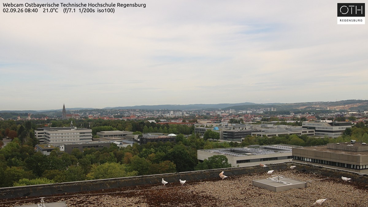 Archived image Regensburg - Webcam OTH