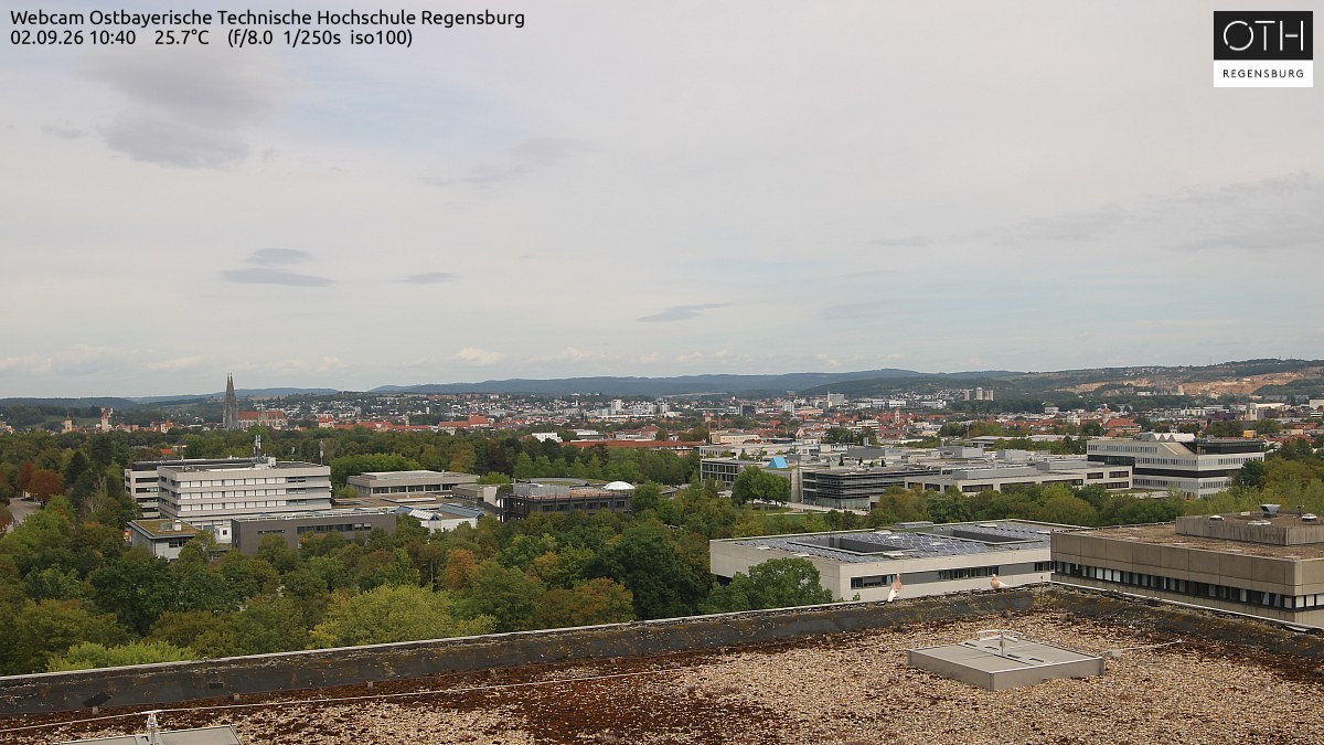 Archiv Foto Webcam Regensburg: Technische Hochschule