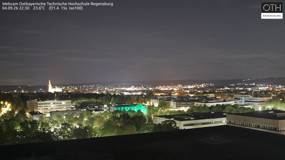 Archiv Foto Webcam Regensburg: Technische Hochschule