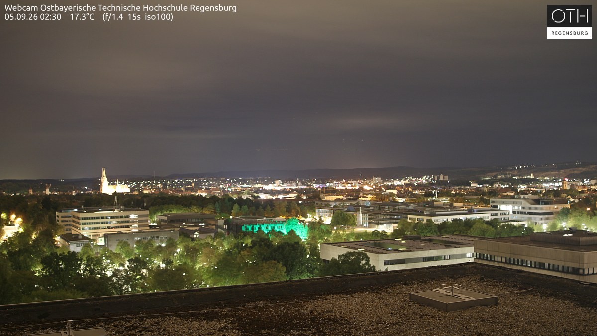 Archiv Foto Webcam Regensburg: Technische Hochschule