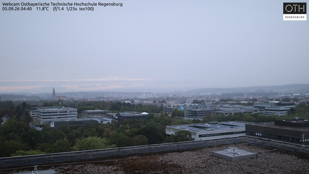 Archiv Foto Webcam Regensburg: Technische Hochschule