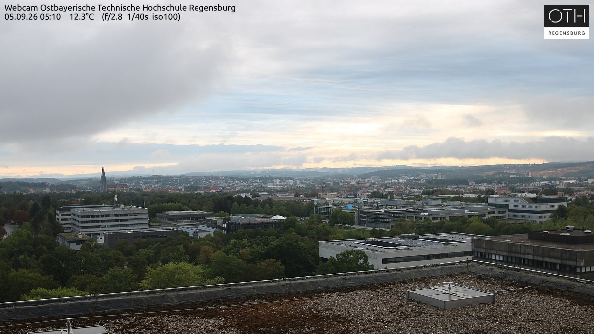 Archiv Foto Webcam Regensburg: Technische Hochschule