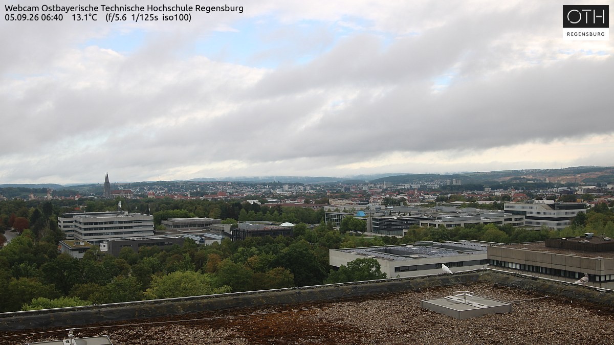 Archiv Foto Webcam Regensburg: Technische Hochschule