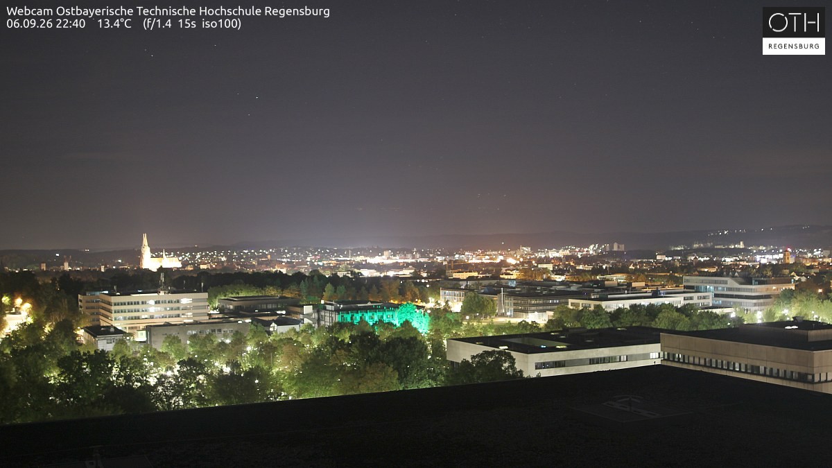 Archiv Foto Webcam Regensburg: Technische Hochschule