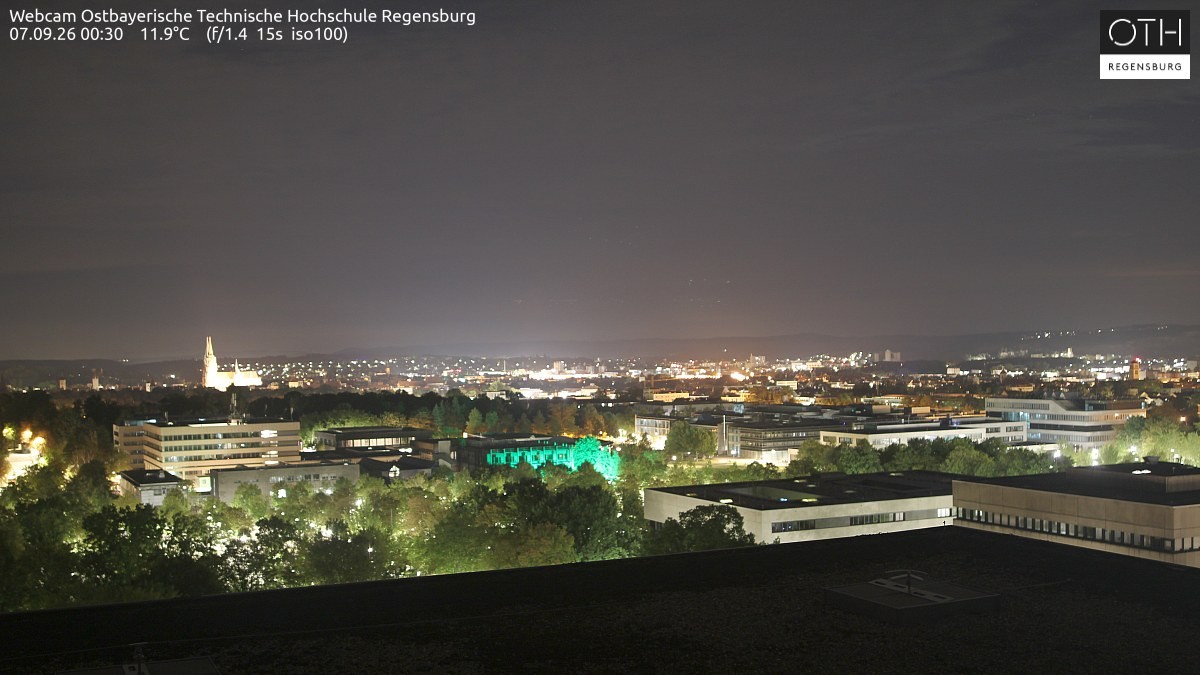 Archiv Foto Webcam Regensburg: Technische Hochschule