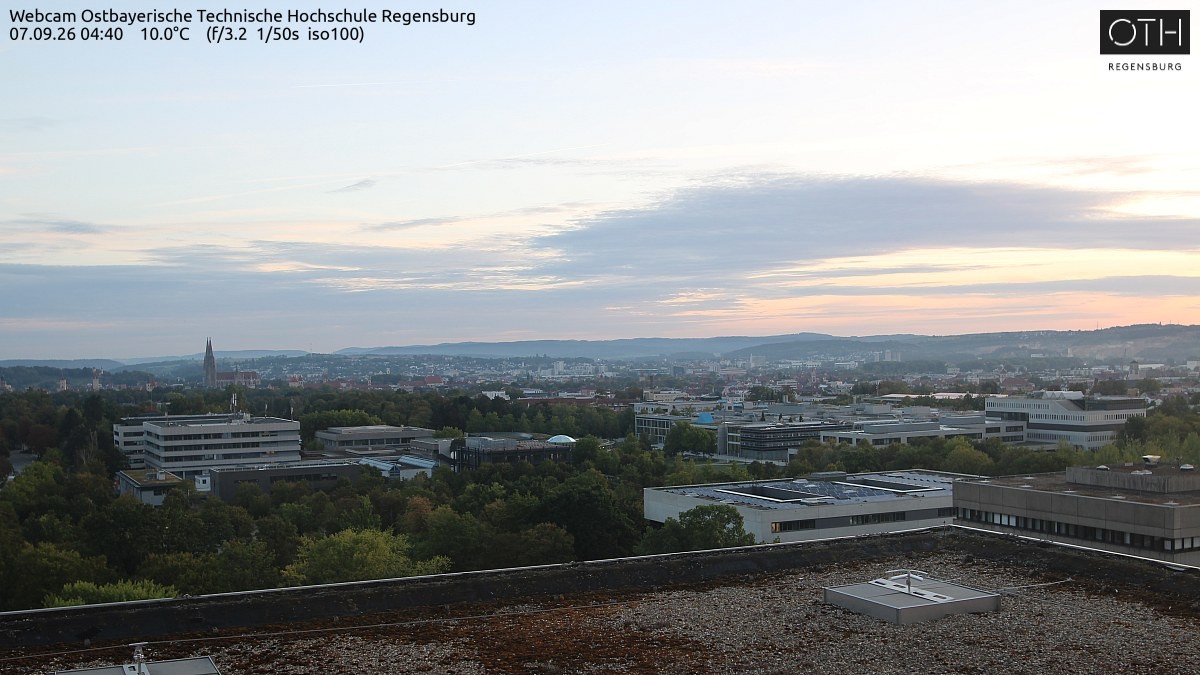 Archiv Foto Webcam Regensburg: Technische Hochschule