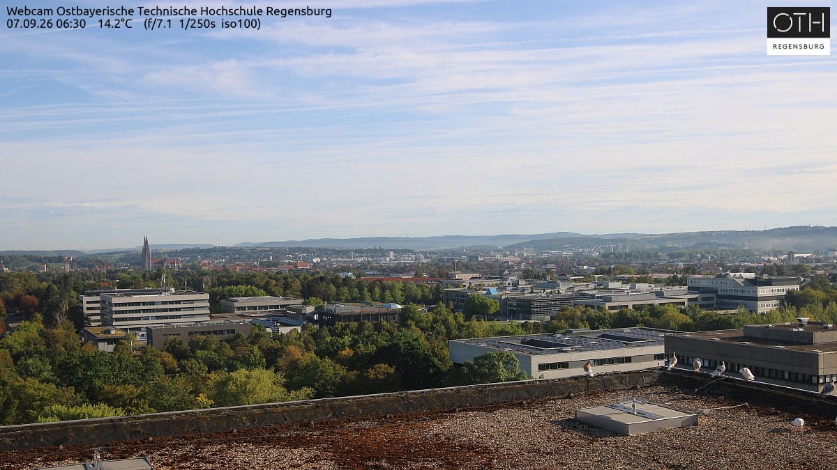 Archiv Foto Webcam Regensburg: Technische Hochschule