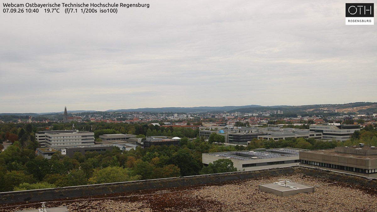Archiv Foto Webcam Regensburg: Technische Hochschule