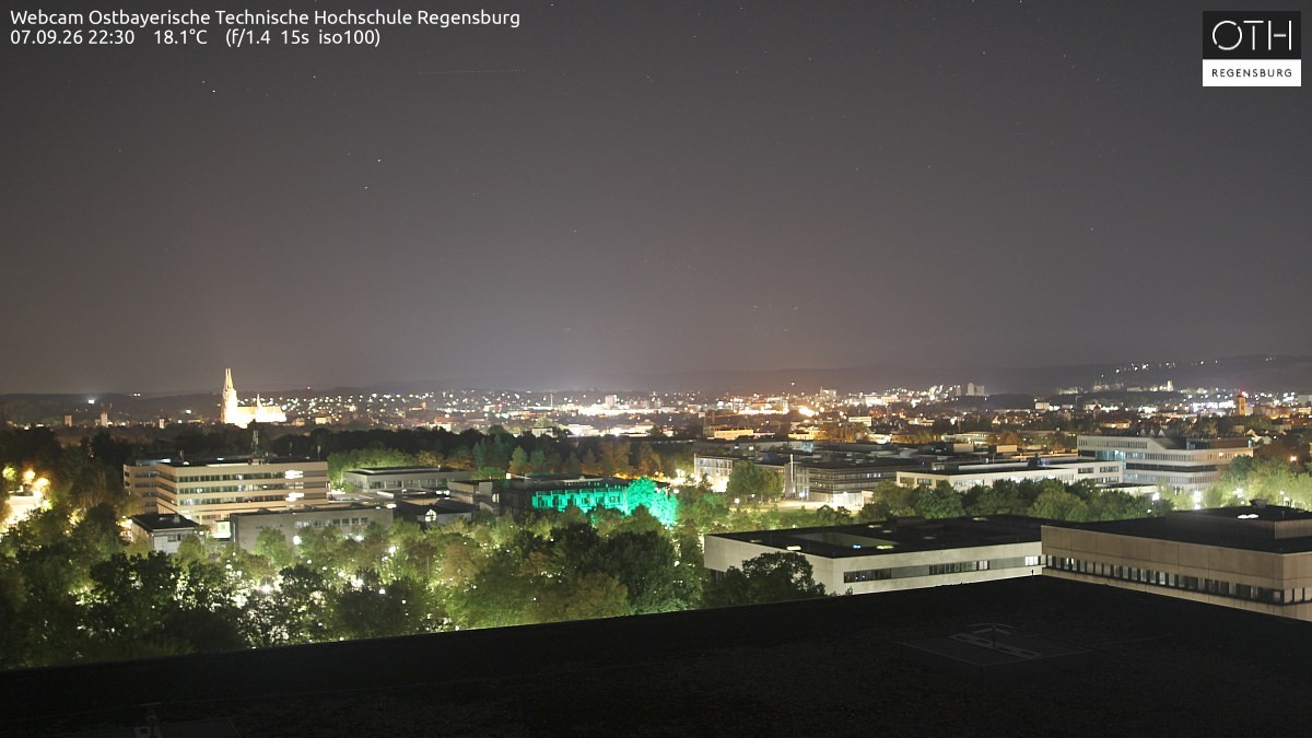 Archiv Foto Webcam Regensburg: Technische Hochschule