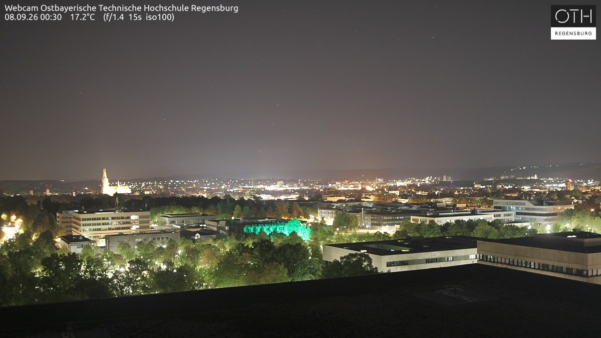 Archiv Foto Webcam Regensburg: Technische Hochschule