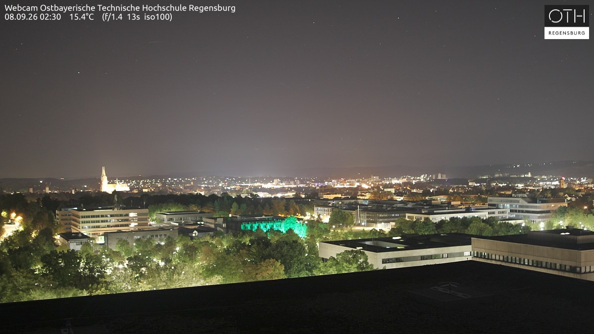 Archiv Foto Webcam Regensburg: Technische Hochschule