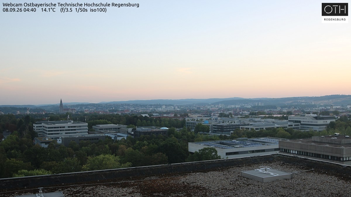 Archiv Foto Webcam Regensburg: Technische Hochschule