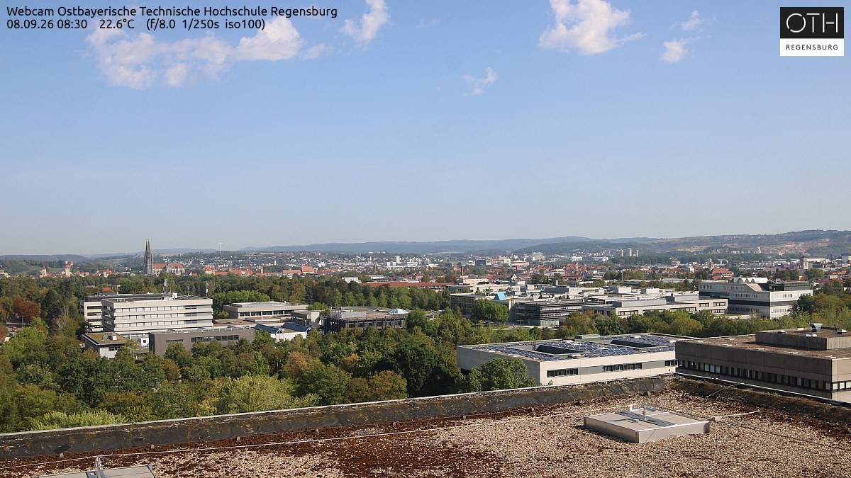 Archiv Foto Webcam Regensburg: Technische Hochschule