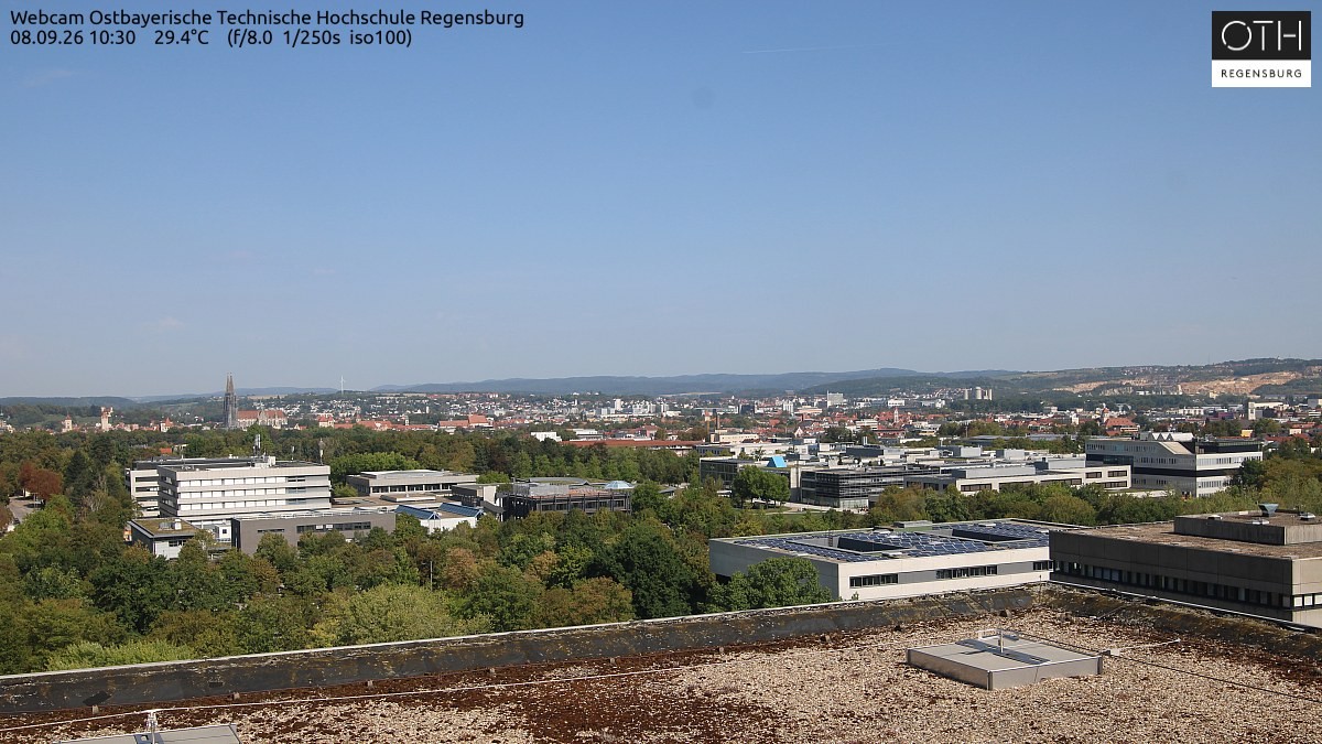 Archiv Foto Webcam Regensburg: Technische Hochschule